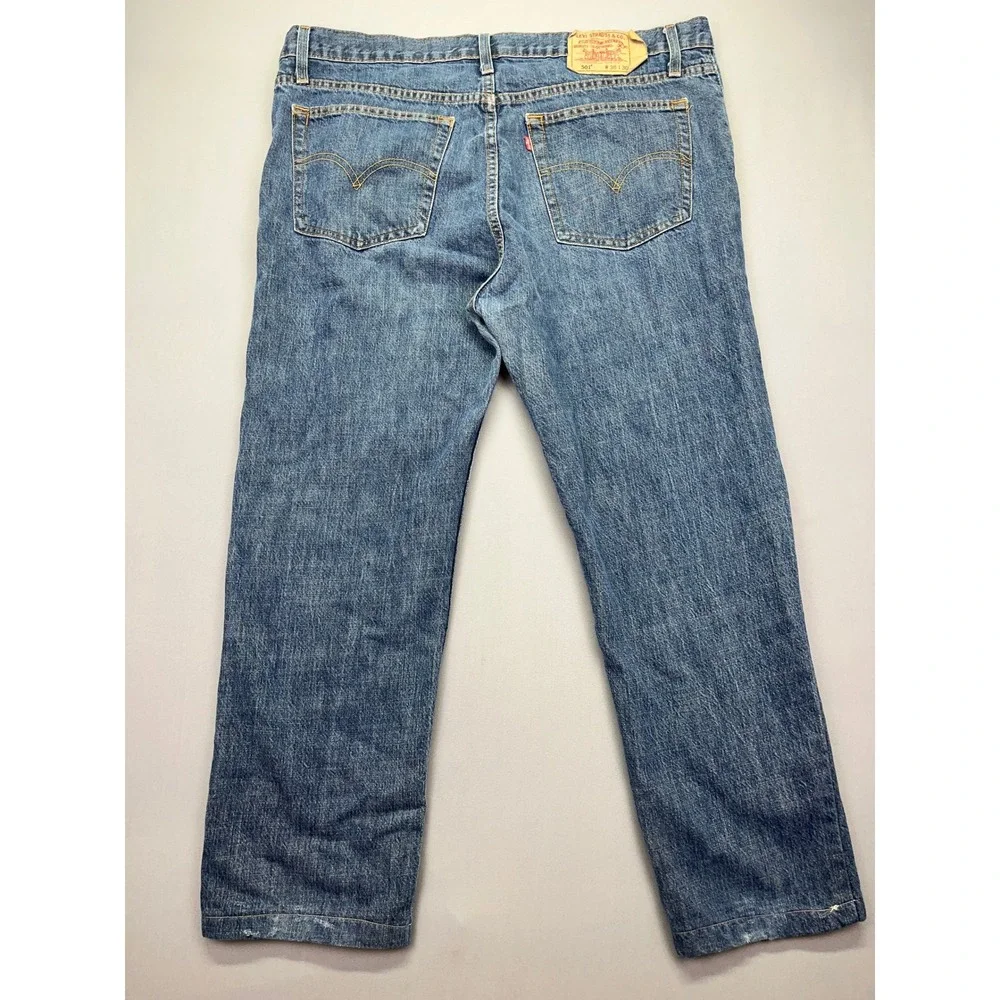 VTG Levi's 501 Button Fly Jeans Straight Leg Denim Classic Fits 39